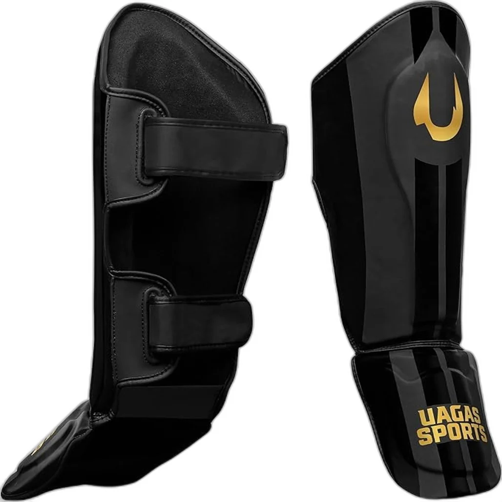 UAGAS SPORTS Muay Thai Boxing Leg Instep Foam Pad Shin Guard Protector NEW