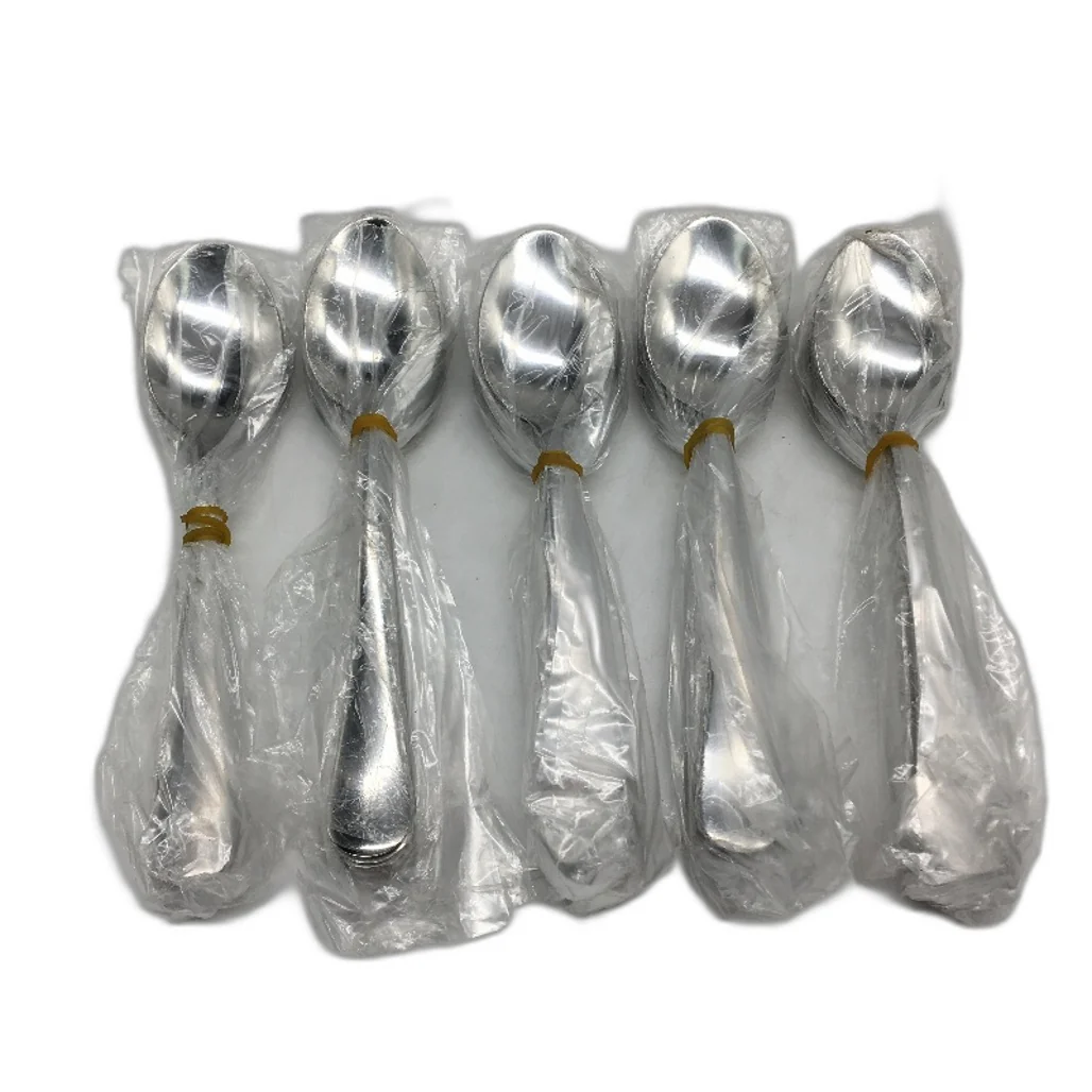 40 Piece Silver Stainless Steel Silverware Tableware Spoon Set NEW - Image 3