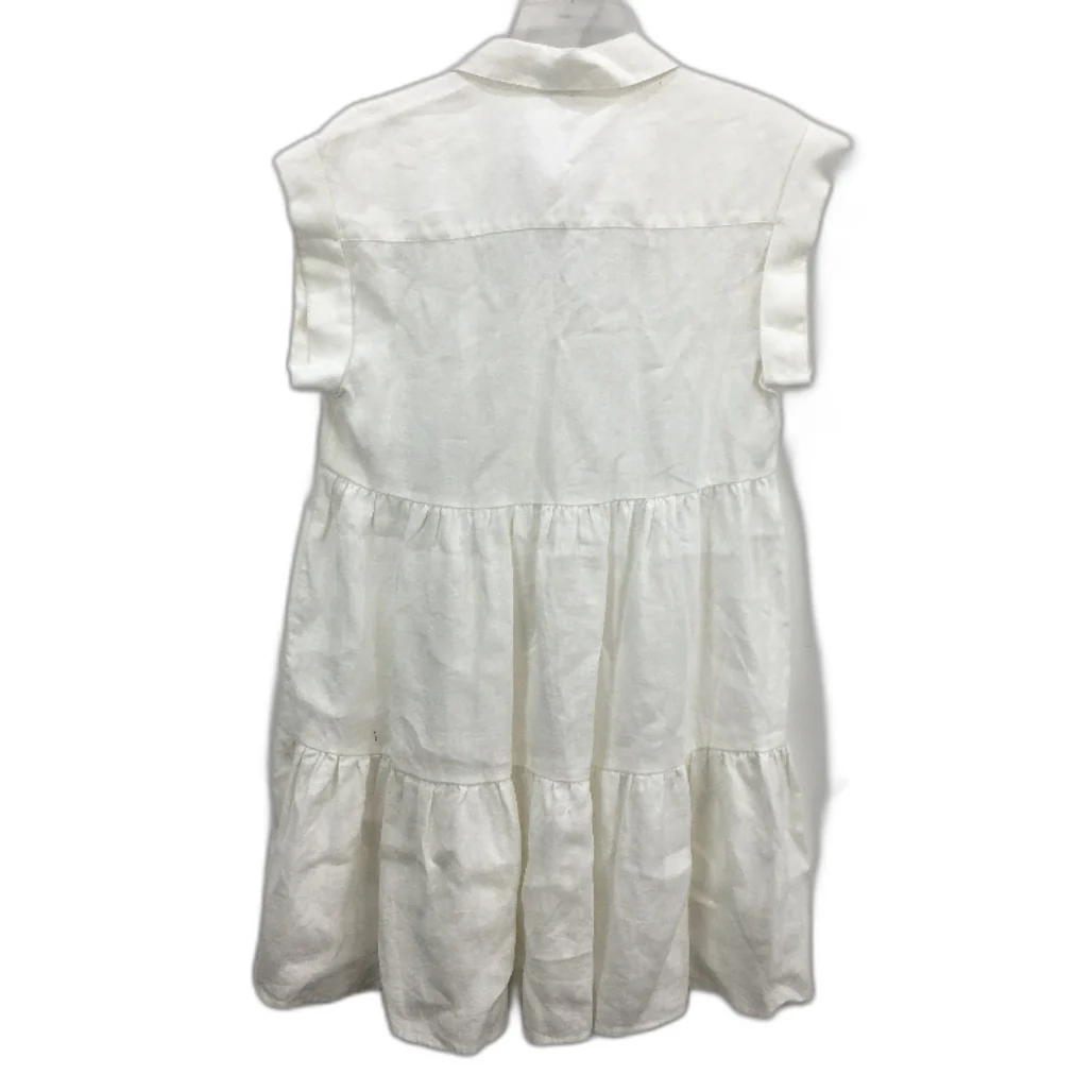 Target 100% European Linen White Casual Summer Dress Ladies Size 10 NEW - Image 2