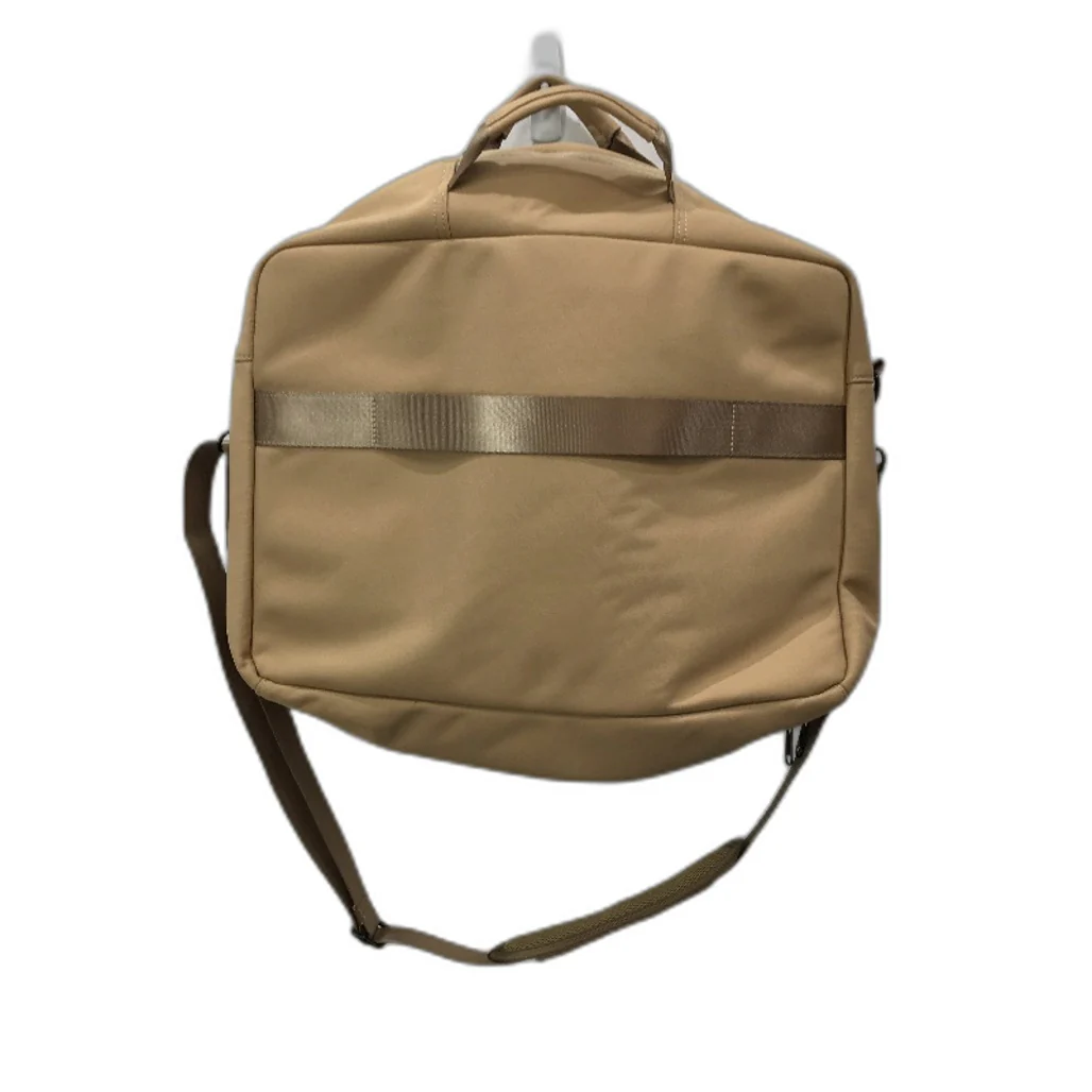 Khaki Tan Multi Zip Softshell Travel Laptop Bag Removable Shoulder Strap NEW - Image 2
