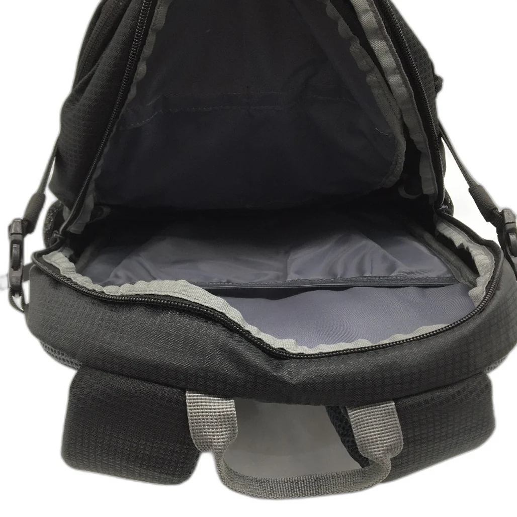 Explorer Black & Grey Travel 25L Hiking School Work Multifunctional Backpack NEW - Image 4