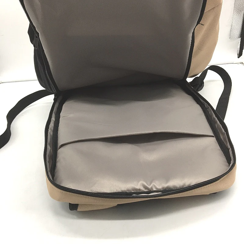Khaki Tan Multicompartment Laptop Seperator Commuter Everyday Backpack NEW - Image 4