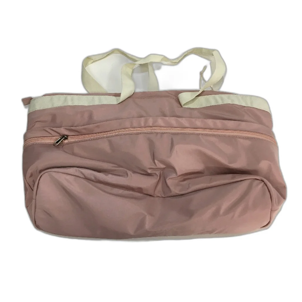Everday Oversized Padded Zip Up Pink Tote With Front Zipped Pocket NEW - Image 2