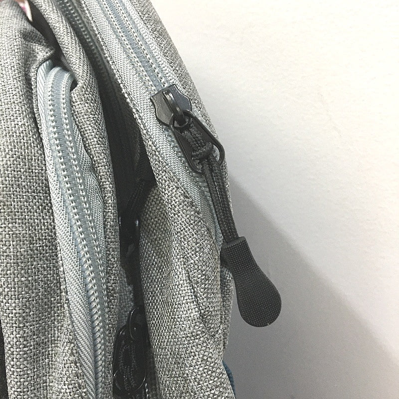 Three Tone Blue Black & Grey Everyday Multi Functional Backpack NEW - Image 3