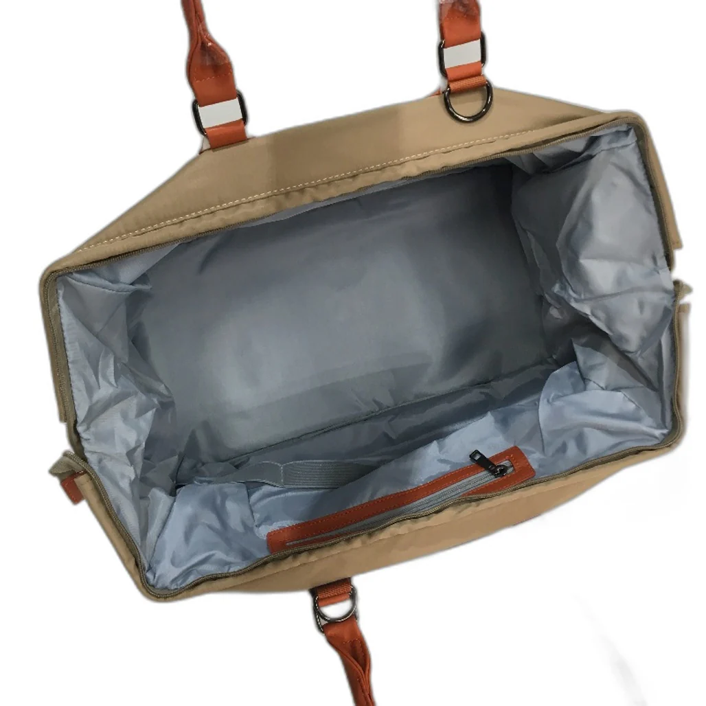 Mummy Diaper Bag With Pouches Pad & Adjustable Straps Large Capacity Khaki NEW - Image 3