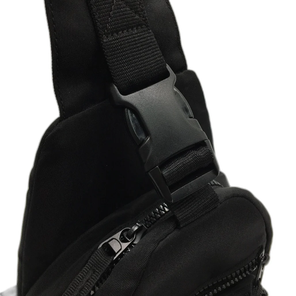 RFID Sling Bag Crossbody Backpack Multiple Pockets Adjustable Strap Black NEW - Image 5
