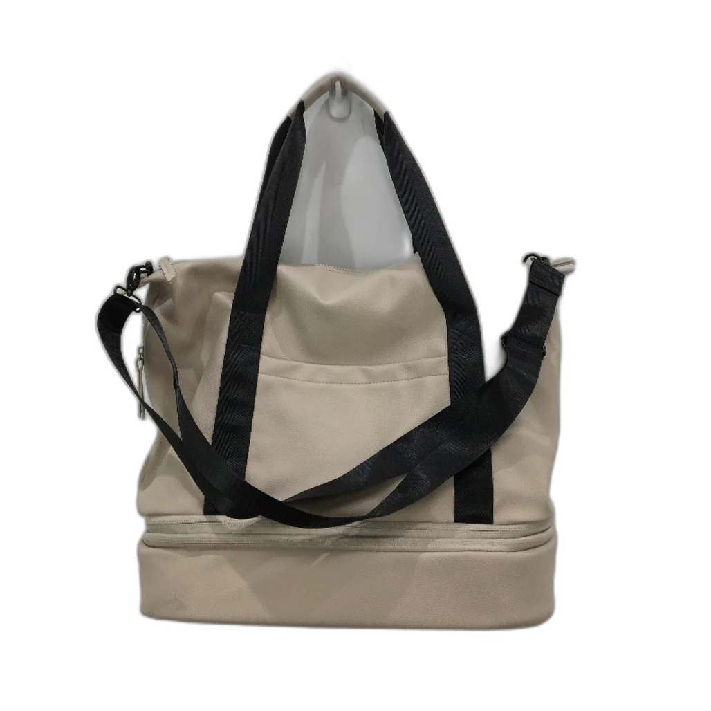 Large Capacity Expandable Baby Diaper Tote Mummy Bag With Straps Tan NEW - Image 2