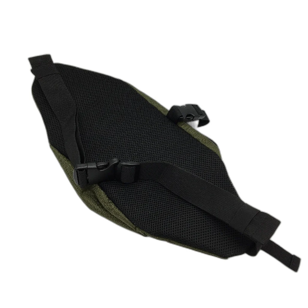 Multi Compartment Sling Bag Bottle Holder Adjustable Crossbody Strap Green NEW - Image 2