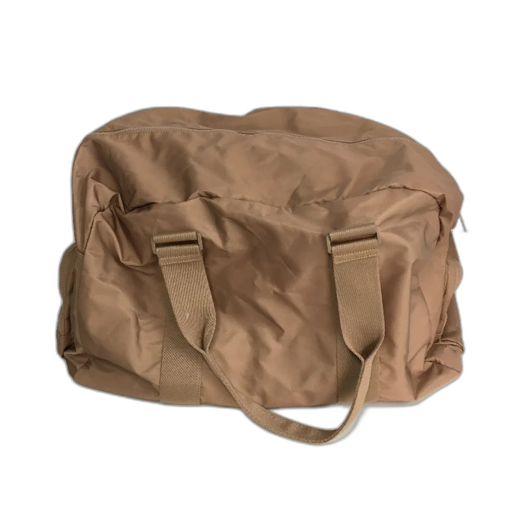 Casual Large Capacity Weekender Duffle Bag With 2 Side Zipper Pockets Copper NEW - Image 2
