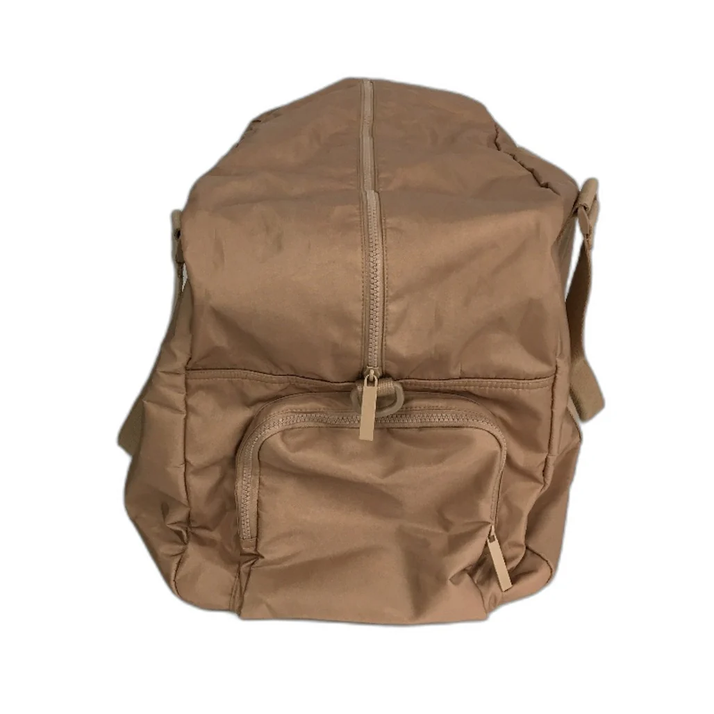 Casual Large Capacity Weekender Duffle Bag With 2 Side Zipper Pockets Copper NEW - Image 3