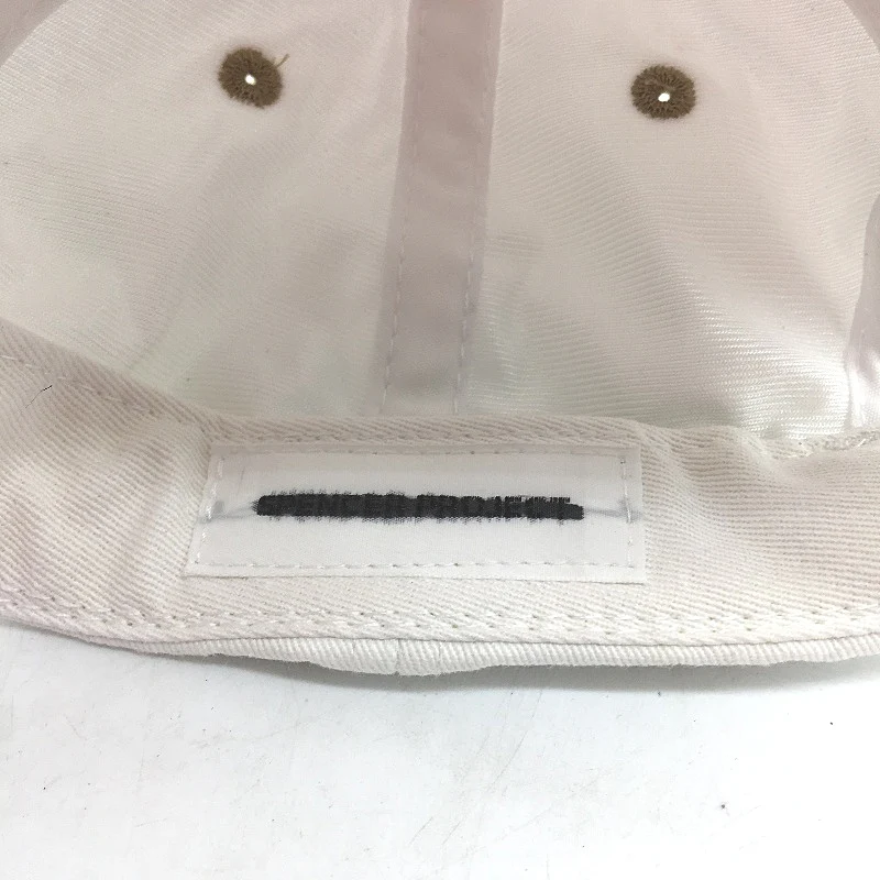 Spencer Project International Vintage Cotton Cap Unisex One Size White & Tan NEW - Image 6