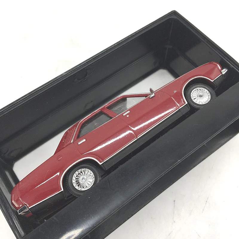 COLLECTABLE Top Gear Miniature Red Sedan Metal Die Cast Car In Plastic Frame - Image 3
