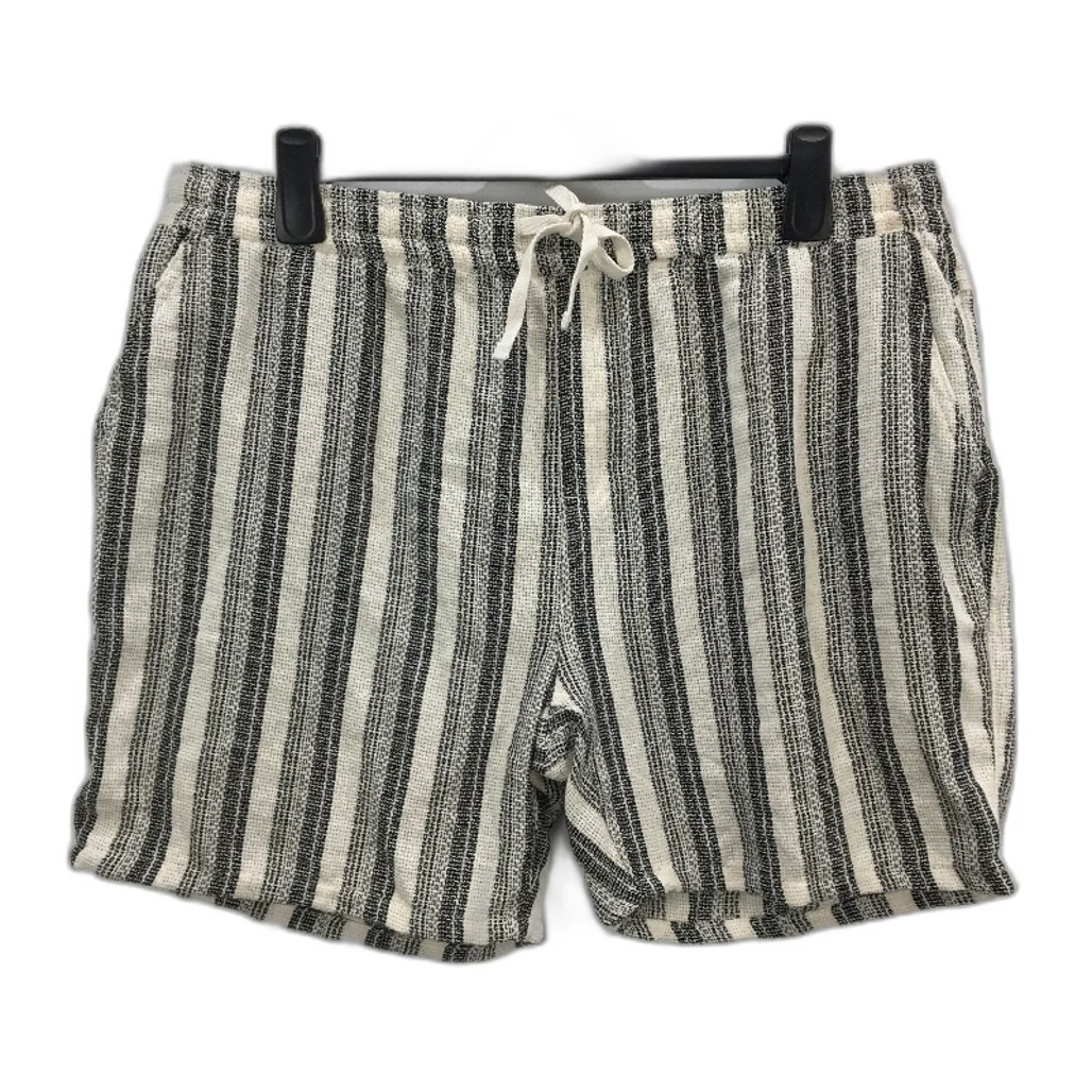 Jay Jays Black & Cream Cottom Blend Knit Weave Resort Shorts Mens Size 40 NEW