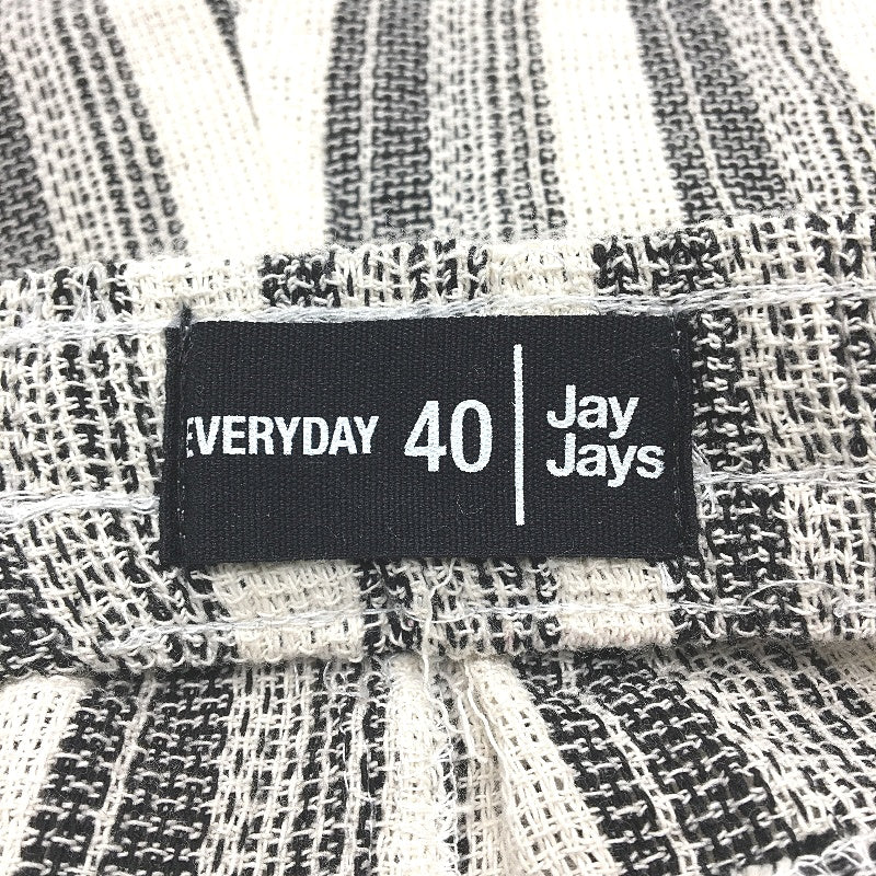 Jay Jays Black & Cream Cottom Blend Knit Weave Resort Shorts Mens Size 40 NEW - Image 4