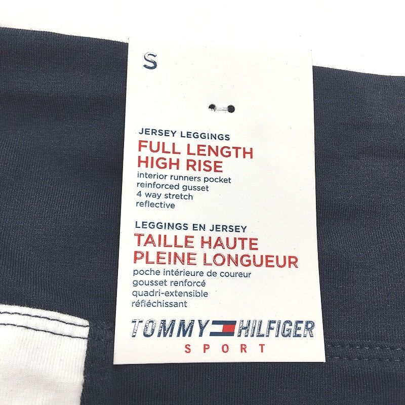 Tommy Hilfiger High Rise Navy Jersey Performance Leggings Ladies Size Small NEW - Image 4