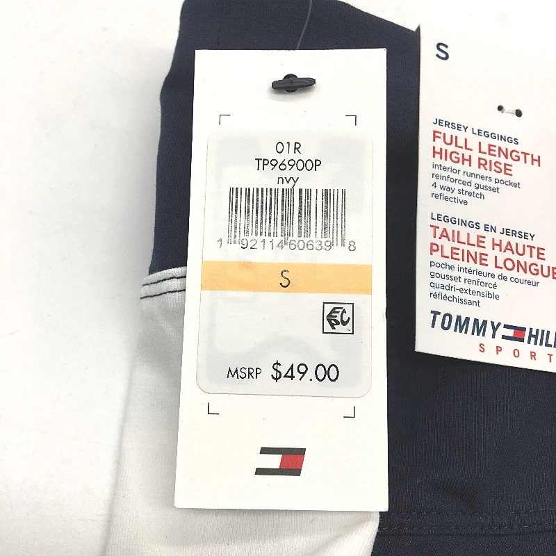 Tommy Hilfiger High Rise Navy Jersey Performance Leggings Ladies Size Small NEW - Image 5