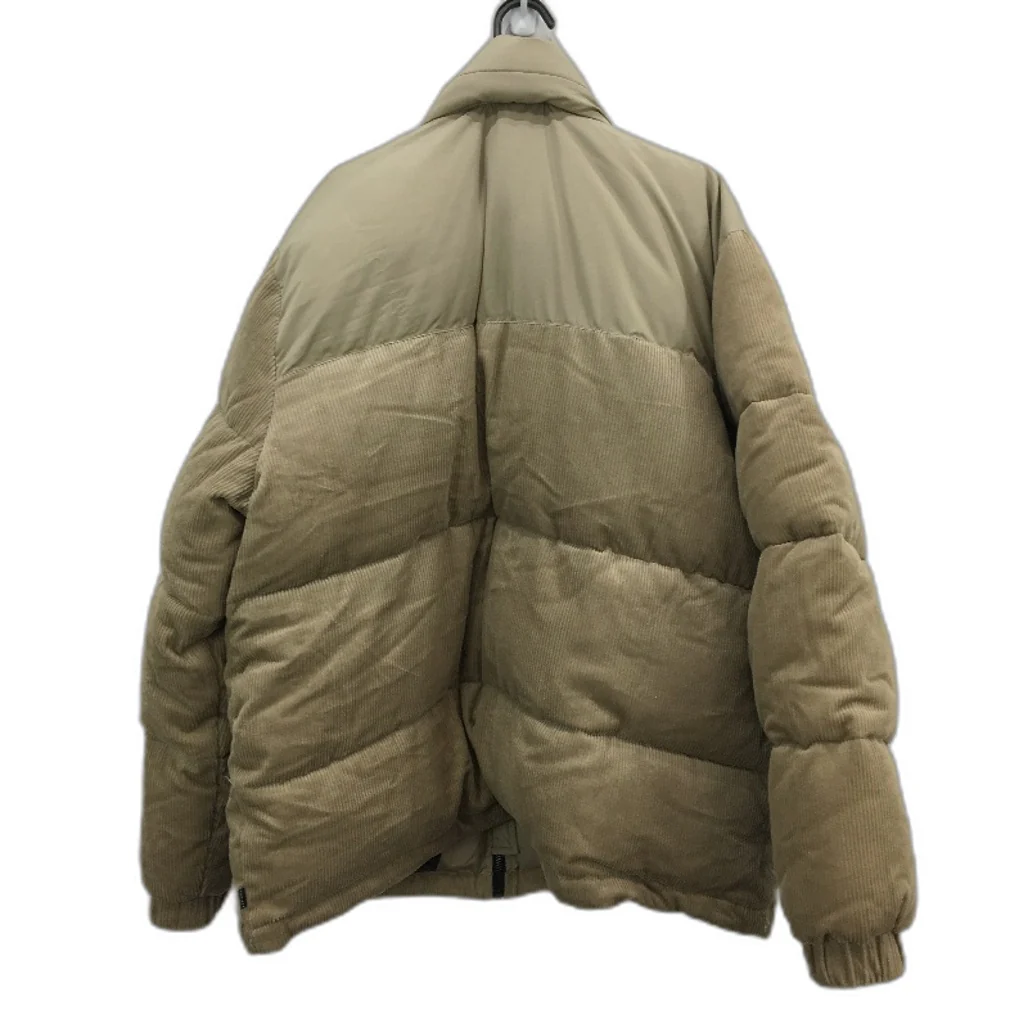 Spencer Project Corduroy Cream Panel Cord Puffer Jacket Mens Size Large NEW - Image 2