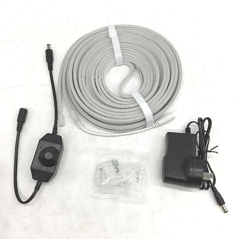 Cozylady 10m 24V Warm White Neon Rope Light with Dimmer Dial Control NEW - Image 2