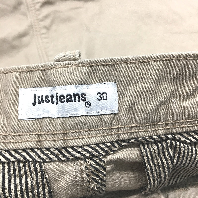 Just Jeans Desert Trail Khaki Stretch Cuffed Hem Chino Shorts Mens Size 30 NEW - Image 4