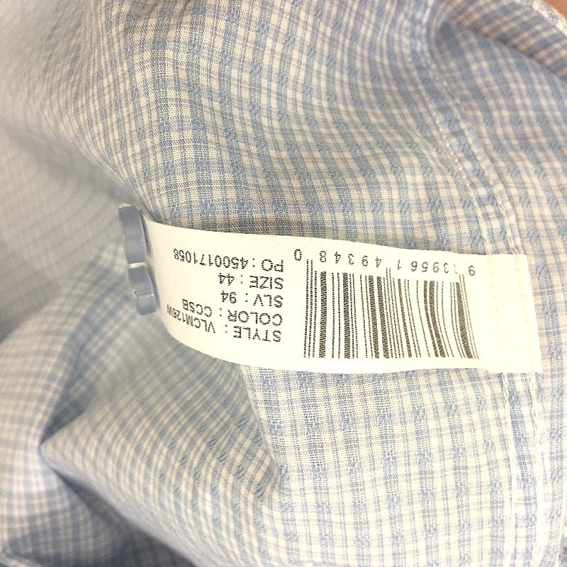 Van Heusen Blue Easy Care Relaxed Fit Long Sleeve Cotton Blend Shirt Mens 44 94 - Image 5