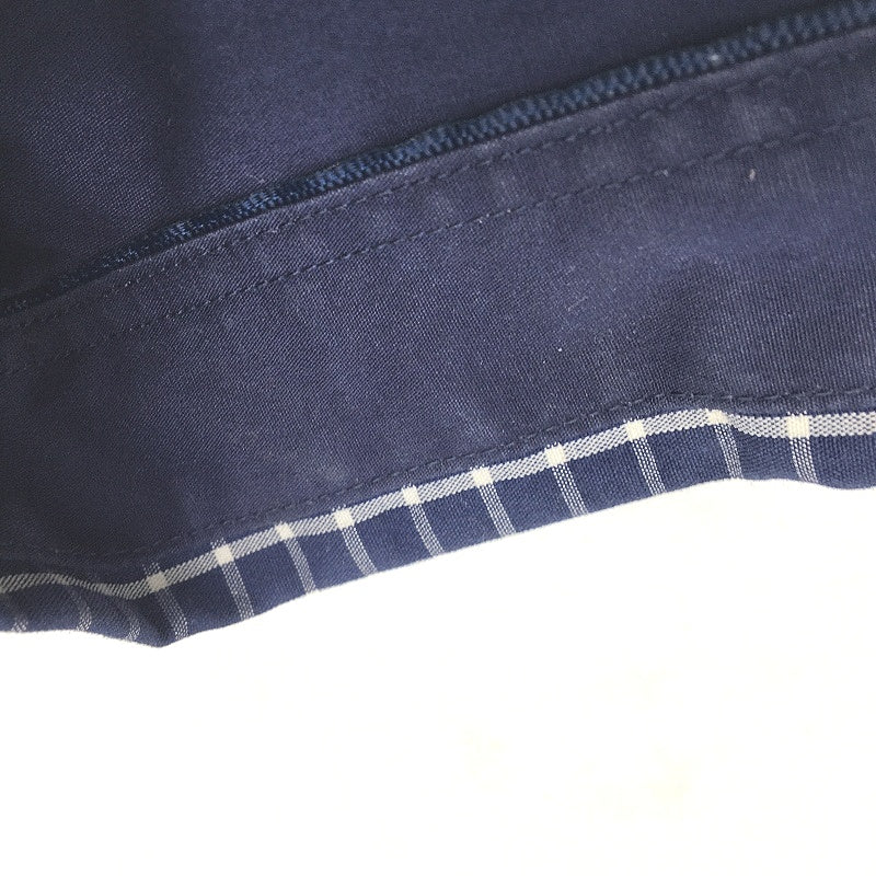 Tarocash Navy Blue & White Check Cotton Blend Long Sleeve Shirt Mens Size 3XL - Image 5