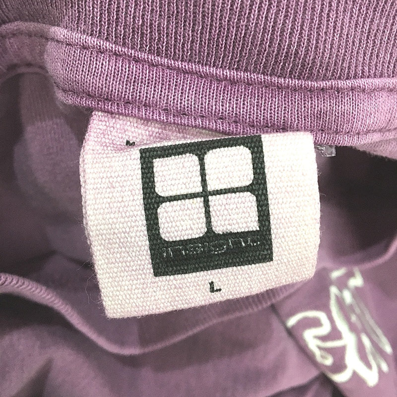 Insight Embroidered Logo 100% Cotton Purple Designed To Fade T-Shirt Size L NEW - Image 4