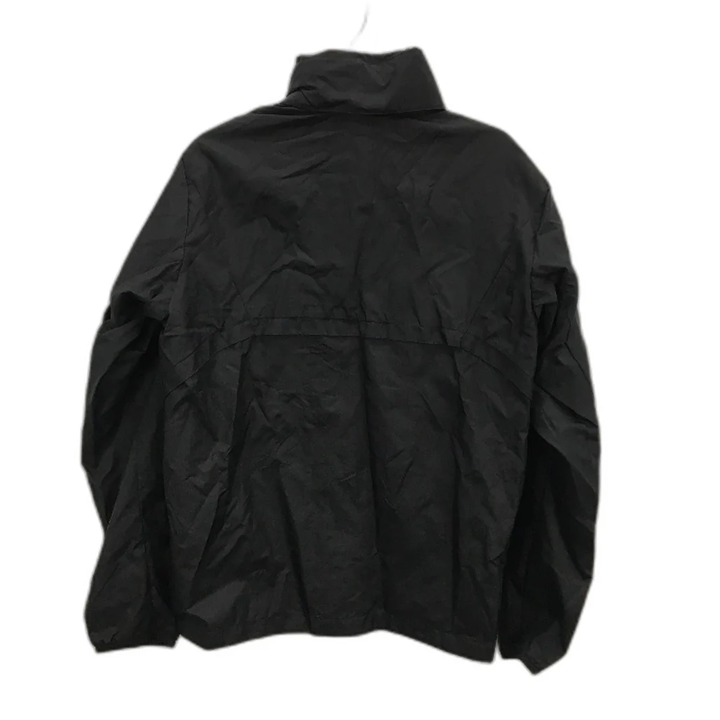 Puma Black Classic Wind Breaker Hidden Hood In Coallr Jacket Mens Size Small - Image 2