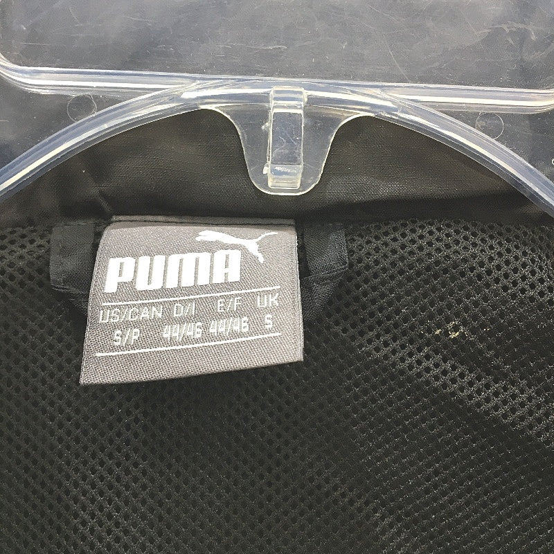 Puma Black Classic Wind Breaker Hidden Hood In Coallr Jacket Mens Size Small - Image 3