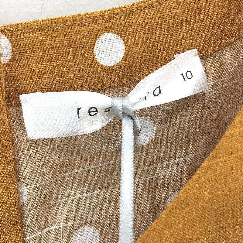Regatta Linen Blend Mustard Roll Up Sleeve Summer Tunic Top Ladies Size 10 NEW - Image 4