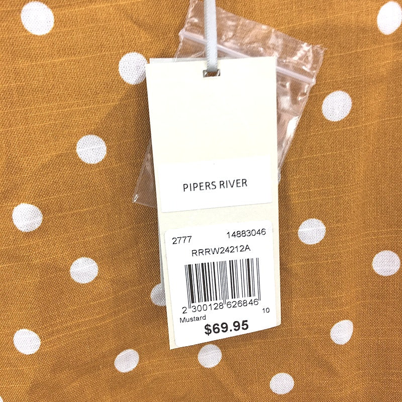 Regatta Linen Blend Mustard Roll Up Sleeve Summer Tunic Top Ladies Size 10 NEW - Image 5