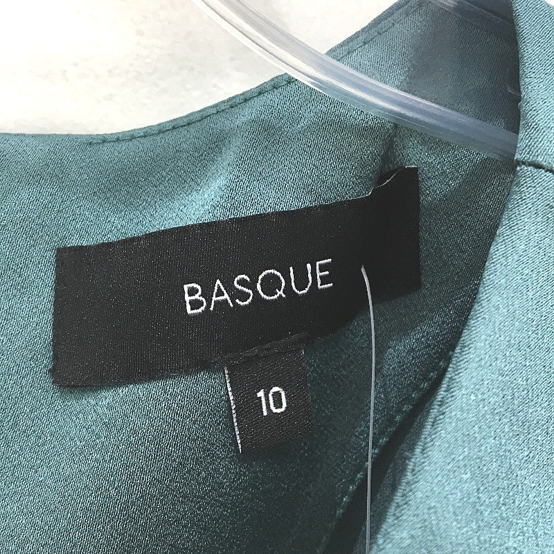 Basque Pine Green Open Sleeve Soft Silky Feel Top Ladies Size 10 NEW - Image 5