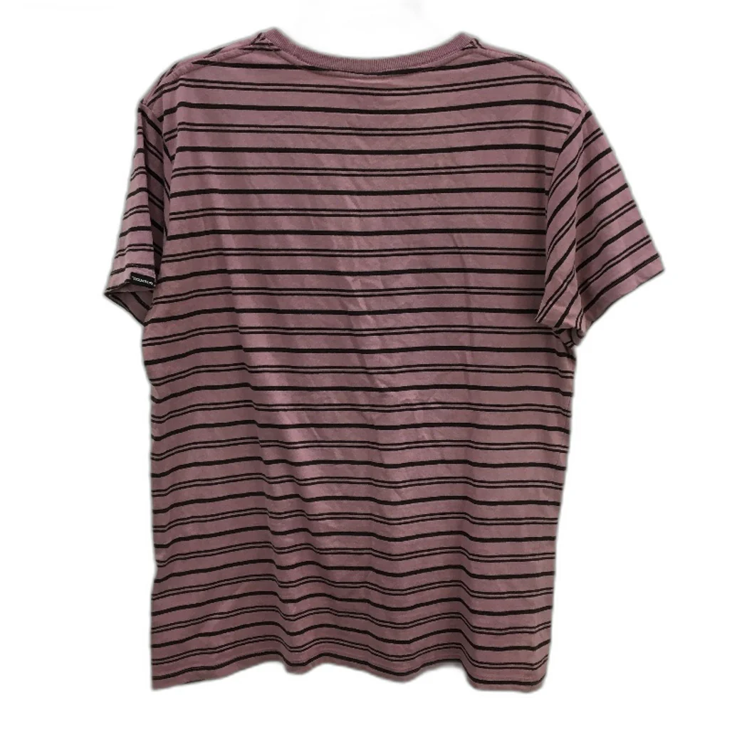 St Goliath Mulberry Striped Soft Cotton Classic Long T-Shirt Mens Size Small - Image 2