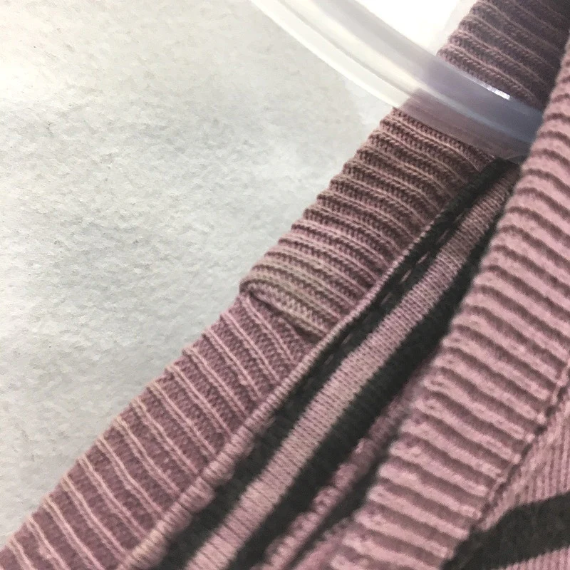 St Goliath Mulberry Striped Soft Cotton Classic Long T-Shirt Mens Size Small - Image 4