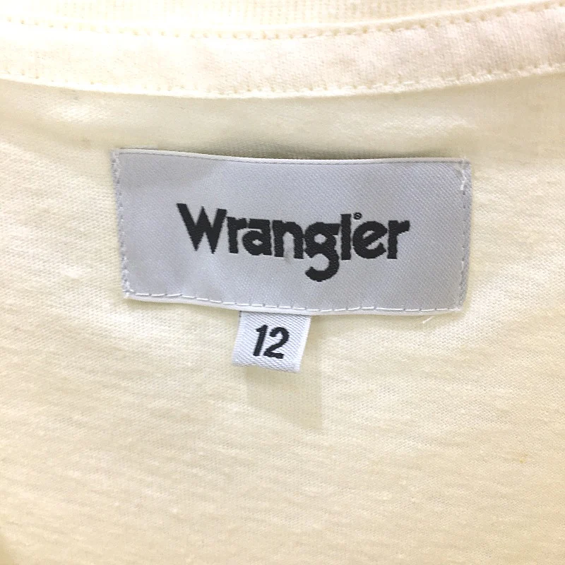 Wrangler Hemp Cotton Blend Oversized Wide Style T-Shirt Ladies Size 12 DEMO - Image 3