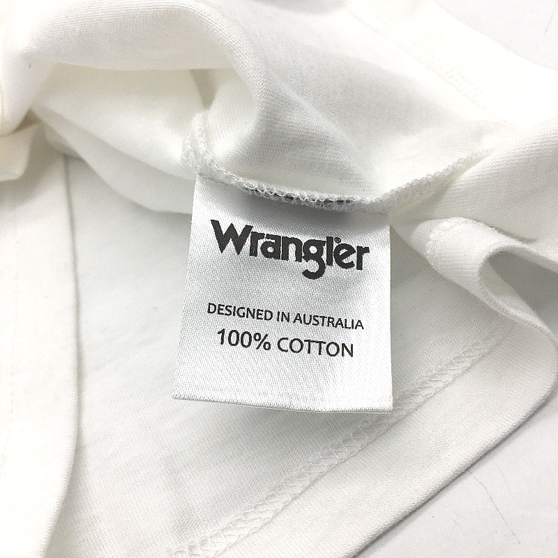 Wrangler Retro Style White Blue Rim Slim Fit Short Sleeve T-Shirt Size 8 NEW - Image 6