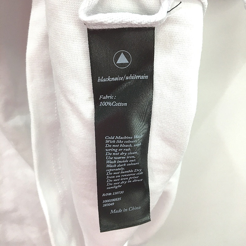 Black Noise White Rain Logo Future Peace Cotton T-Shirt Mens Size XL NEW - Image 5