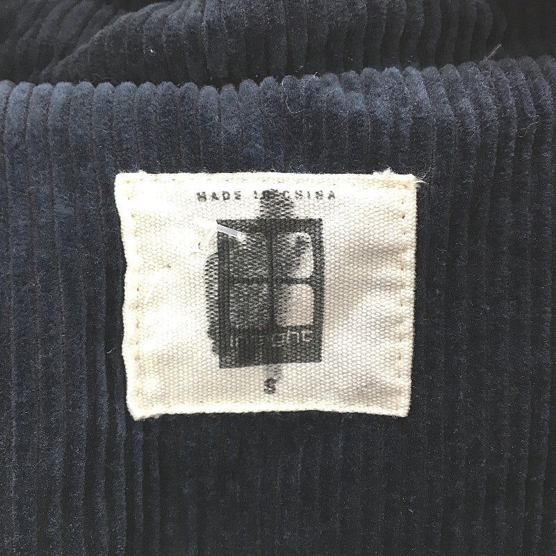 Insight Navy Cotton Light Canvas & Corduroy Zip UP Jacket Mens Size Small NEW - Image 3