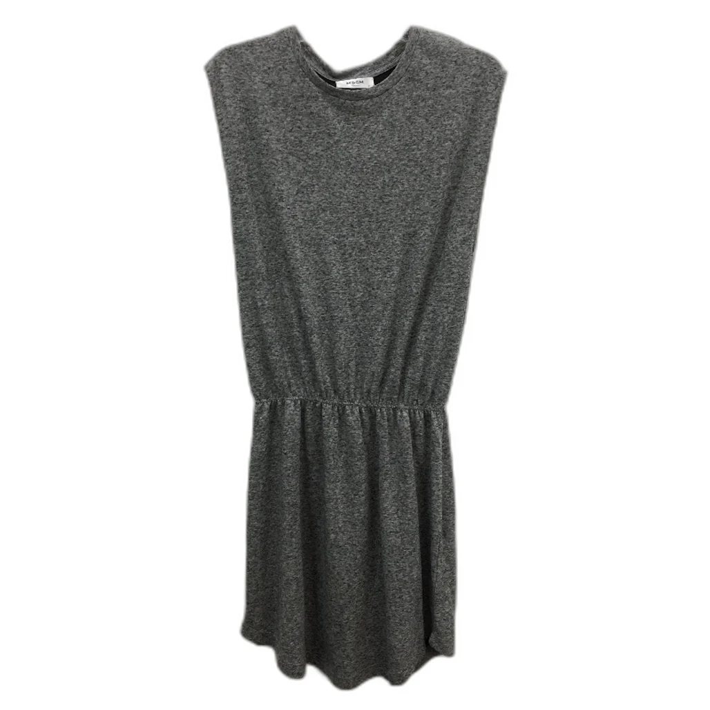 MSCH Coppenhagen Grey Short Sleeve Stretchy Harper Mila Dress Size Small NEW