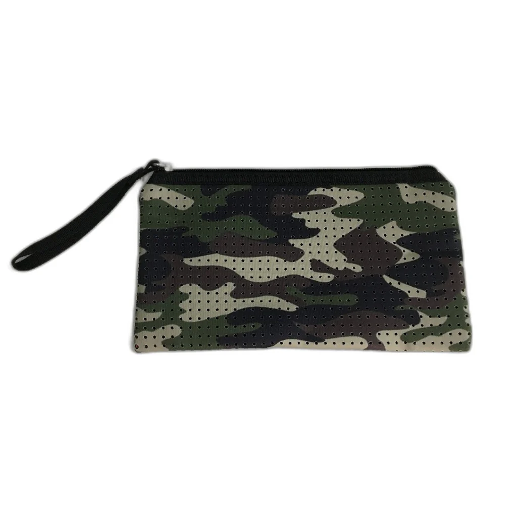 Parfait Ce Cabas Neoprene Camo Beach Tote Bag & Matching Make Up Purse NEW - Image 3