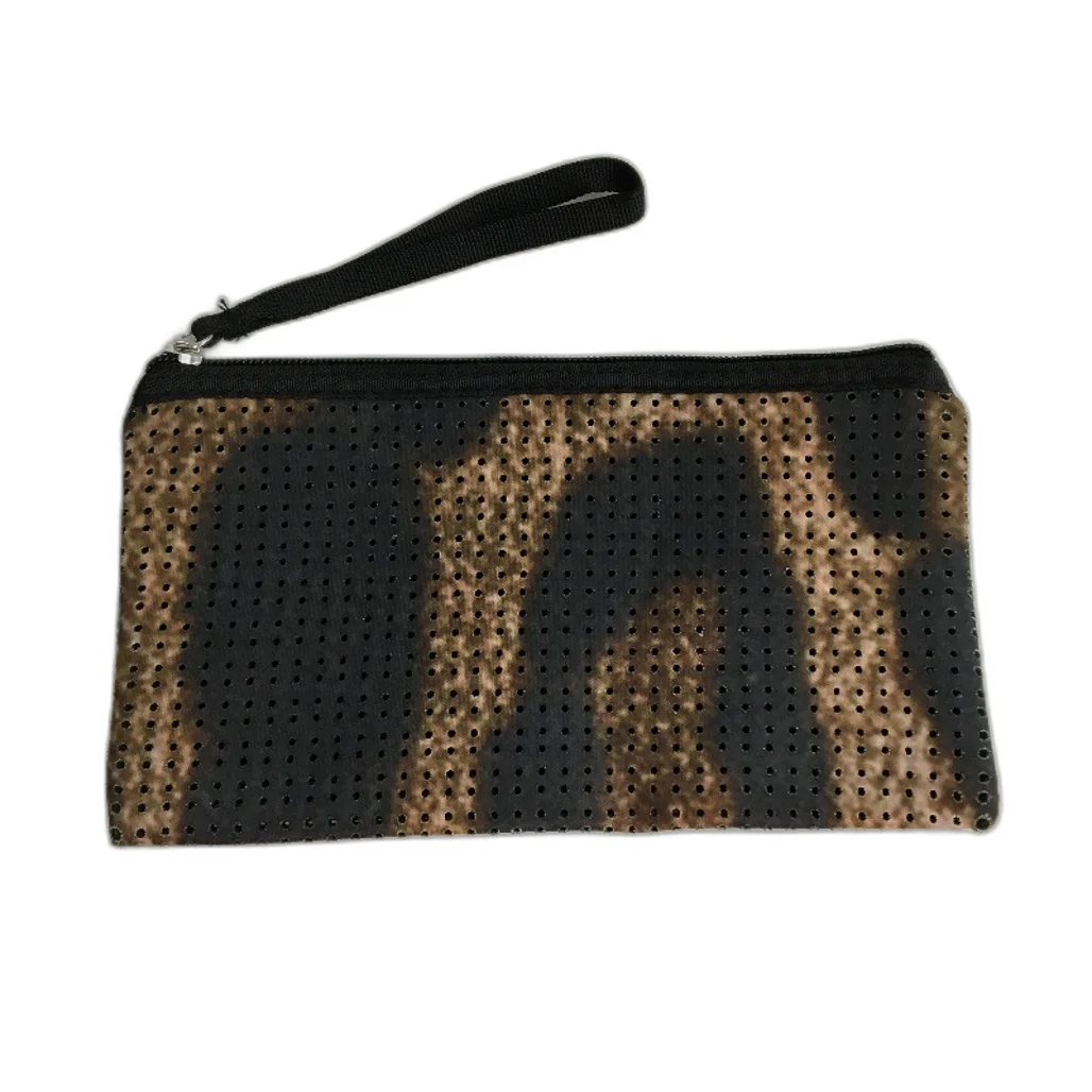 Parfait Ce Cabas Neoprene Brown Beach Tote Bag & Matching Make Up Purse NEW - Image 3