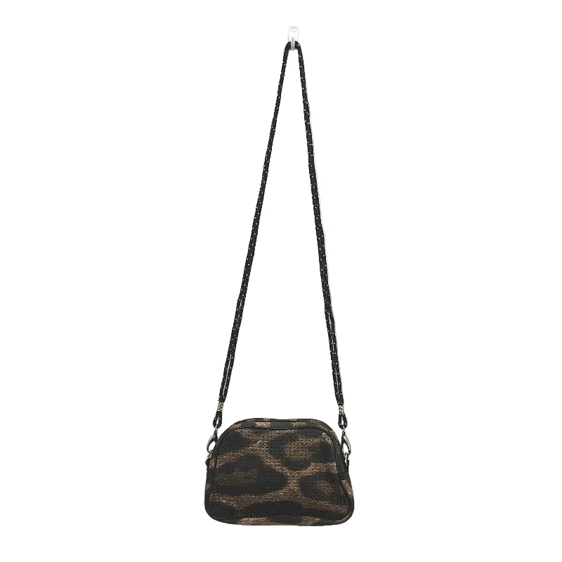Parfait Ce Cabas Neoprene Brown Animal Print Multi-Use Mini Shoulder Bag NEW - Image 2