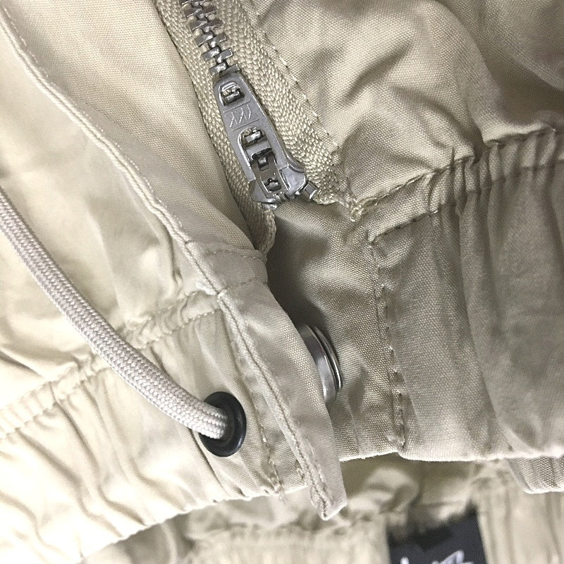 Stussy Heritage Tan Elastic Waisted Zip Up Parachute Pants Mens Size 36 NEW - Image 6