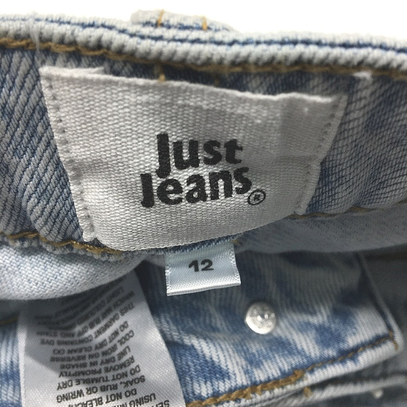Just Jeans Light Blue Ripped Knee Baggy Mid Rise Denim Jeans Ladies Size 12 NEW - Image 4