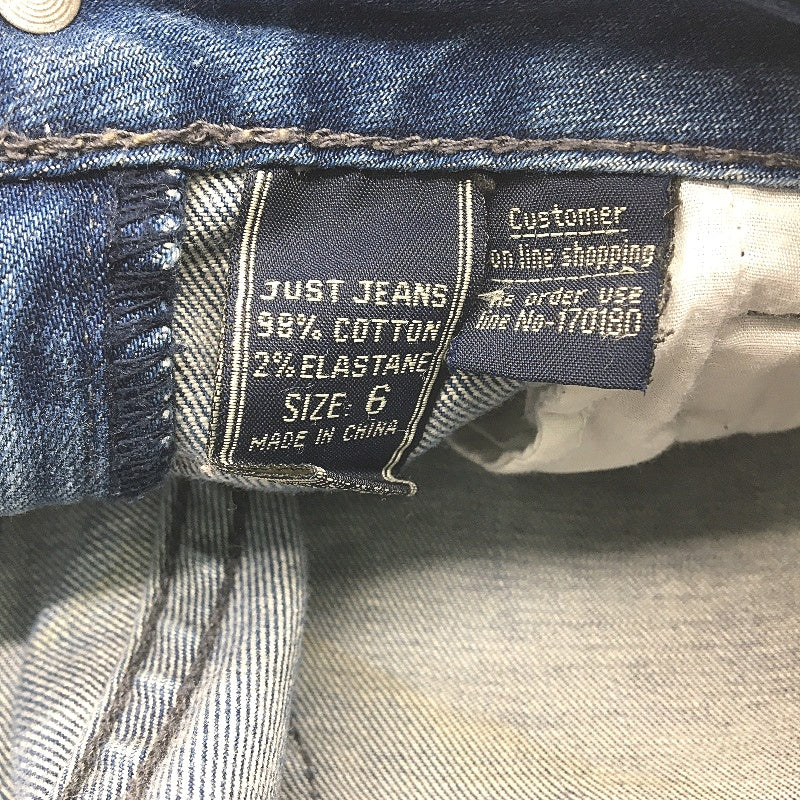 Just Jeans The Skinny Fit Classic Blue Denim Jeans Ladies Size 6 NEW - Image 8