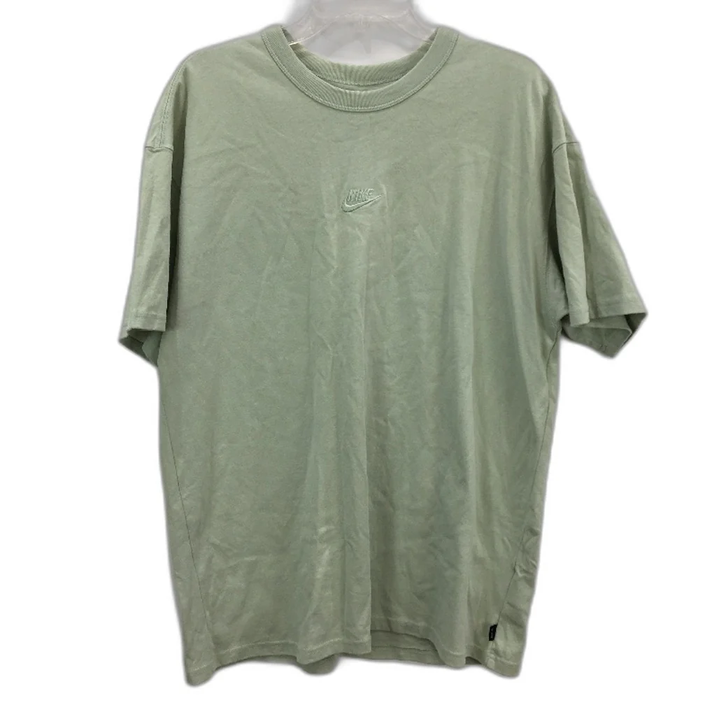 Nike Loose Fit Classic Style Mint Green Crew Neck T-Shirt Mens Size Large