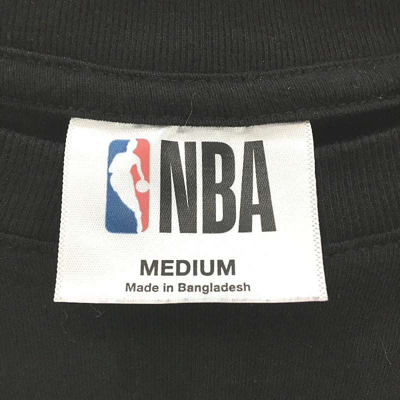 NBA Los Angeles Lakers Black Wide Fit Super Cropped Tee Ladies Size Medium - Image 3