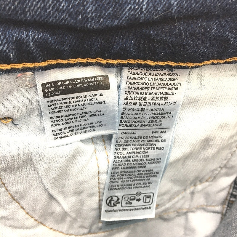 Levi Strauss 511Classic Zip Fly Blue Denim Jeans Ladies Size W34 L32 NEW - Image 4