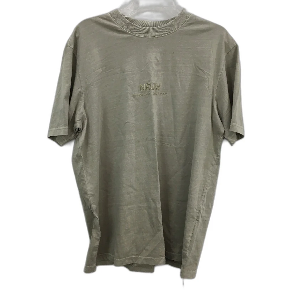 NEUW Stockholm Melbourne Green Crew Neck Classic T-Shirt Mens Size S NEW