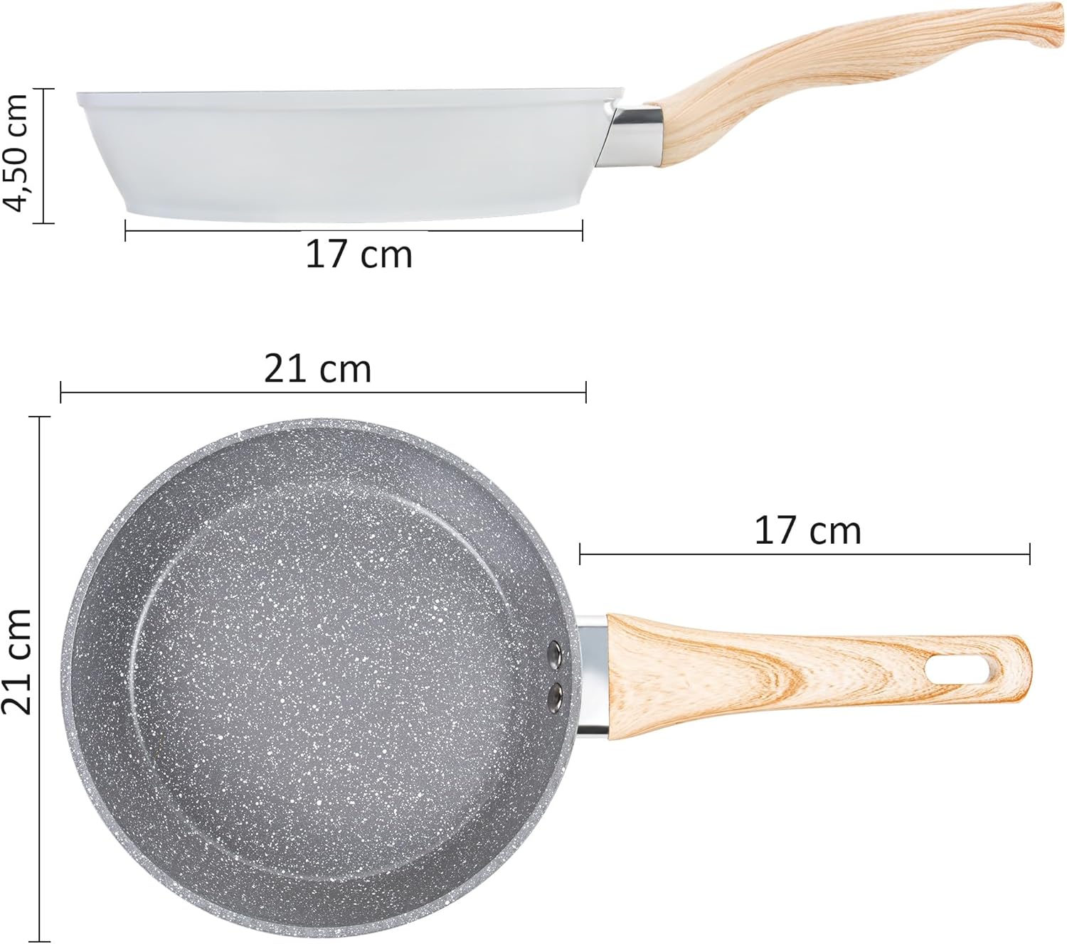 Only Home Non Stick Ceramic 20cm Bakelite Handle Frying Omelet Skillet Pan NEW - Image 2