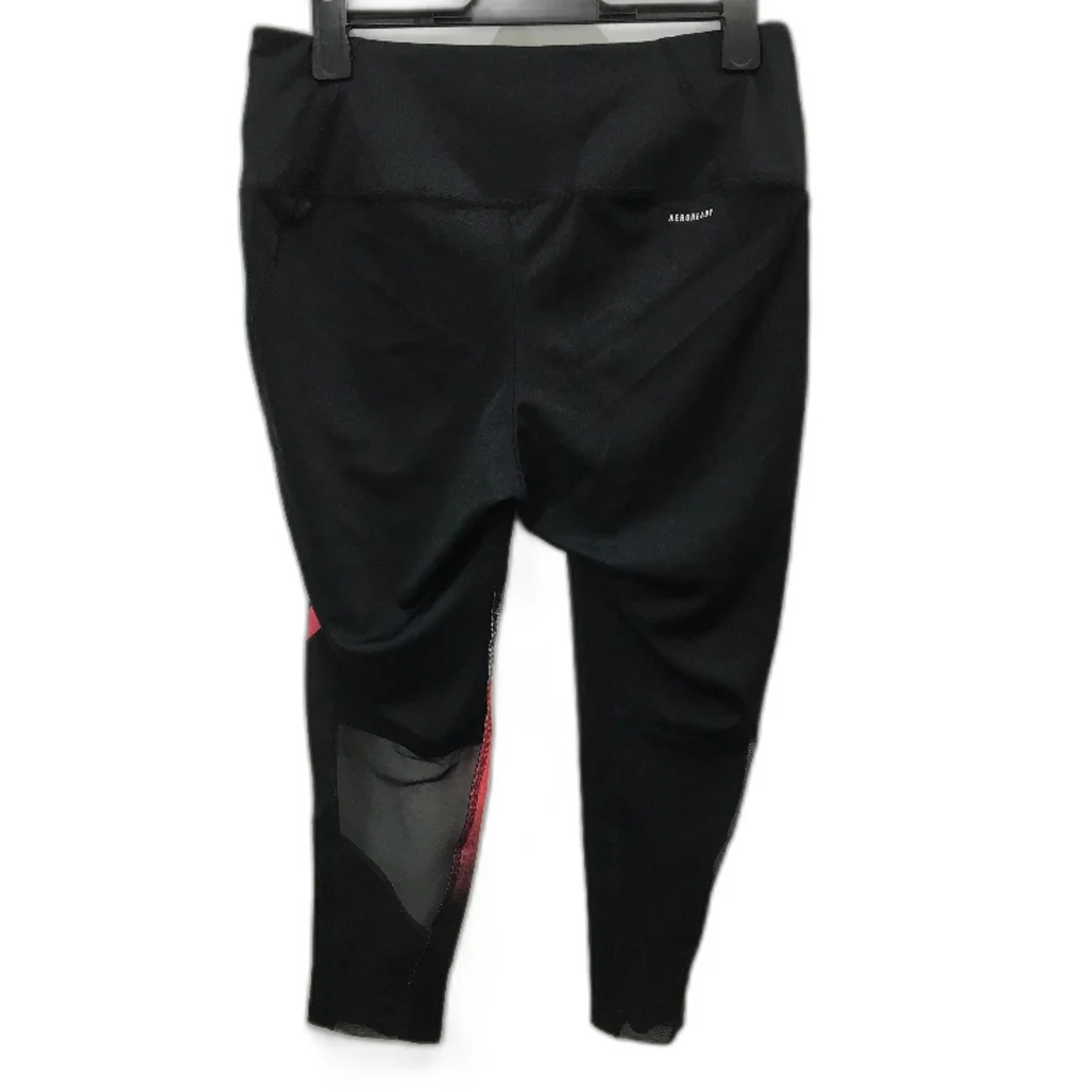 Adidas Aeroready Training Black Mesh Calf 3/4 Length Tights Size 1X UK 20-22 NEW - Image 2